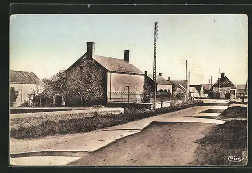 AK La Brosse-Santeau, Route de Pithiviers