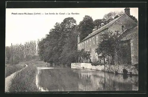 AK Pont-aux-Moines, les bords du Canal, la Verriere