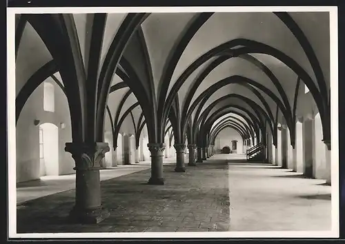AK Eberbach /Rheingau, Ehemalige Zisterzienser-Abtei, Dormitorium der Conventualen