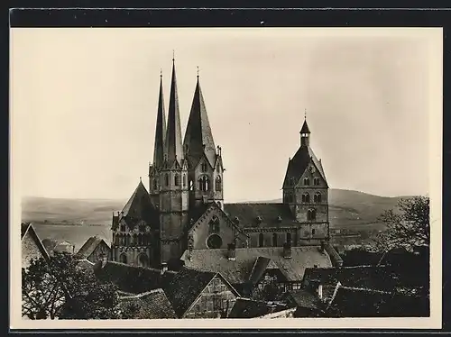 AK Gelnhausen, Nordansicht der Marienkirche