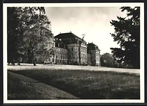 AK Pommersfelden, Schloss Weissenstein, Gartenfront