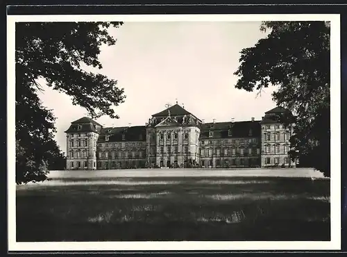 AK Pommersfelden, Schloss Weissenstein, Gartenfront
