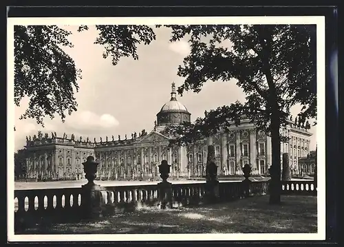 Foto-AK Deutscher Kunstverlag, Nr. 51b: Potsdam, Neues Palais, Hofseite