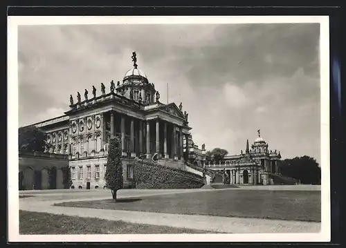 Foto-AK Deutscher Kunstverlag, Nr. 49a: Potsdam, Neues Palais, Communs