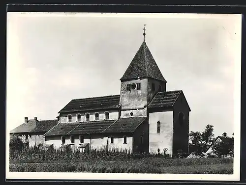 Foto-AK Deutscher Kunstverlag, Nr. 1: Insel Reichenau, Oberzell, Stiftskirche S. Georg