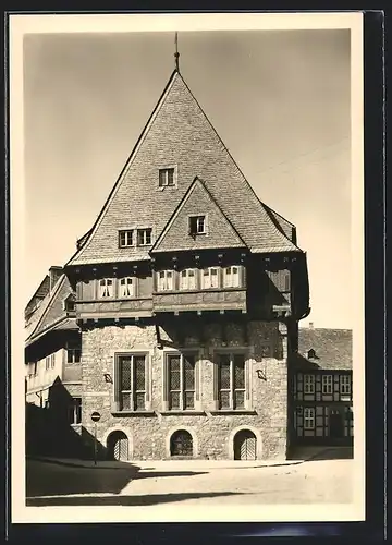 Foto-AK Deutscher Kunstverlag, Nr. 16a: Goslar, Bäckergildenhaus