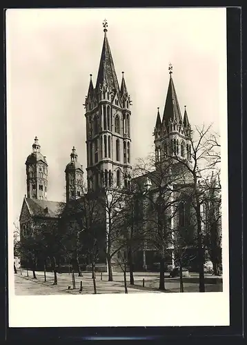 Foto-AK Deutscher Kunstverlag, Nr. 23: Naumburg, Dom von Nordwest gesehen