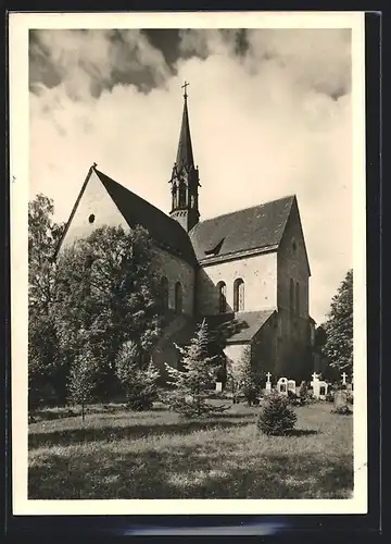 Foto-AK Deutscher Kunstverlag, Nr. 5a: Loccum, Ehem. Zisterzienserkloster, Chor und Querschiff der Kirche