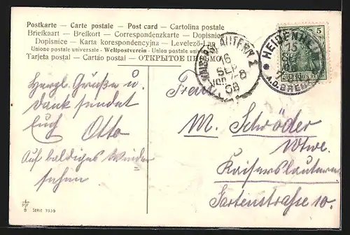 AK Mädchen in niederländischer Tracht mit zwei Körben voller Tulpen hinter Gänsen