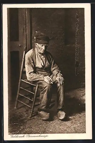 AK Geldersch Binnenhuisje