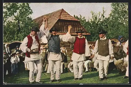 AK Tanzende Bauern, Volkstanz