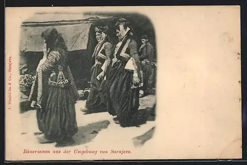 AK Sarajevo, Bäuerinnen aus der Umgebung