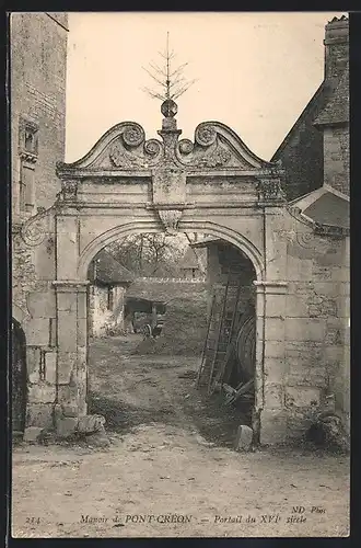 AK Pont-Créon, Manoir, Portail