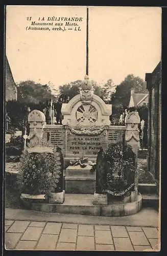 AK La Délivrande, Monument aux Morts