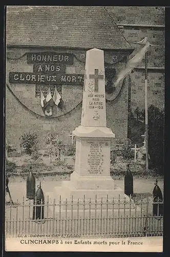 AK Clinchamps, Enfants morts pour la France