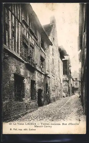 AK Lisieux, Vieilles maisons, Rue d`Ouville