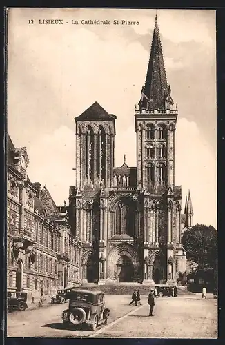 AK Lisieux, La Cathedrale St-Pierre