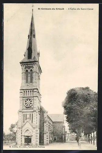 AK St-Germain-du-Crioult, L'Eglise du Sacré-Coeur