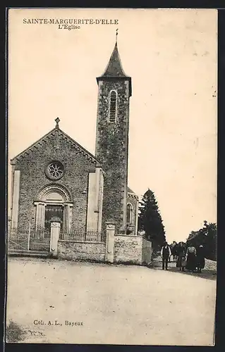 AK Sainte-Marguerite-d`Elle, L`Eglise