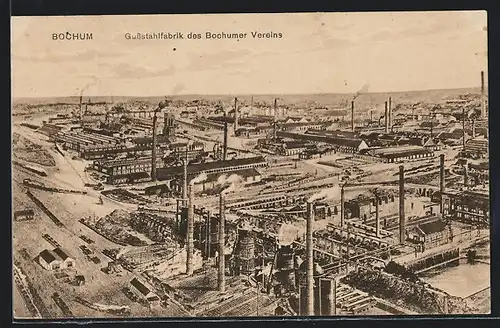 AK Bochum, Gussstahlfabrik des Bochumer Vereins