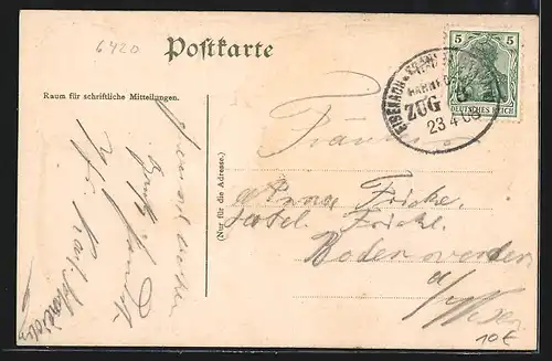 AK Lauterbach, Blick auf Strasse und weinendes Kind