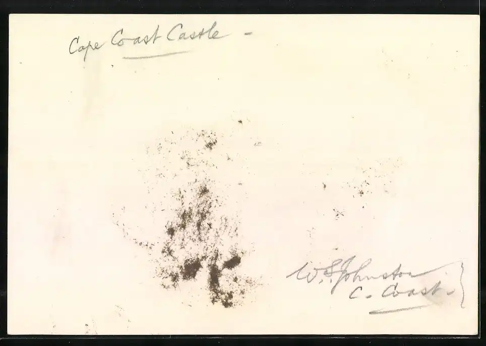 7 Fotografien W. S. Johnston, Ansicht Cape Coast / Ghana, Ashanti Road, Commercial Street, Fort für Sklavenhandel u.a. 11