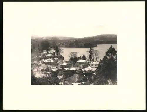 Fotoalbum mit 87 Fotogravur 1930, Ansicht Kyoto, Hokane See, Tokio Shrine, Nikko, Tempel