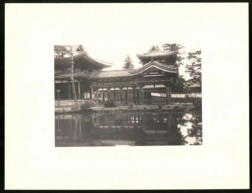 Fotoalbum mit 90 Fotogravur, Ansicht Beppu, Strassen mit Geschäften, Geisha, Segelschiff, Eisenbahnbrücke, Rikscha 38
