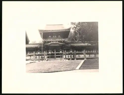 Fotoalbum mit 90 Fotogravur, Ansicht Beppu, Strassen mit Geschäften, Geisha, Segelschiff, Eisenbahnbrücke, Rikscha