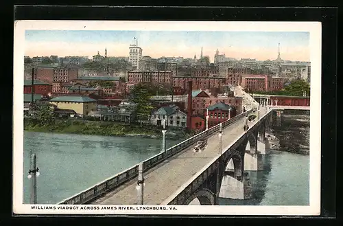 AK Lynchburg, VA, Williams Viaduct across James River