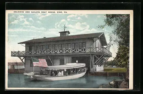 AK Erie, Soldiers and Sailors Boat House, kleine Fähre