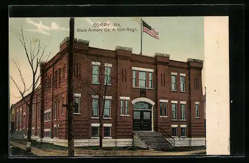 AK Corry, PA, State Armory Co. A. 16th Regt.