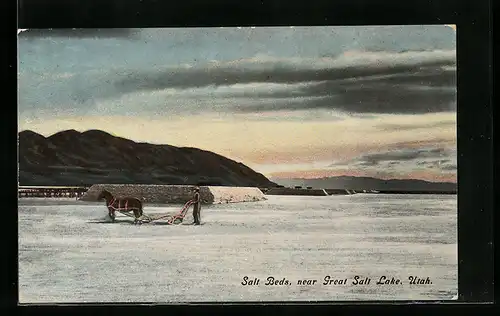 AK Great Salt Lake, UT, Salt Beds