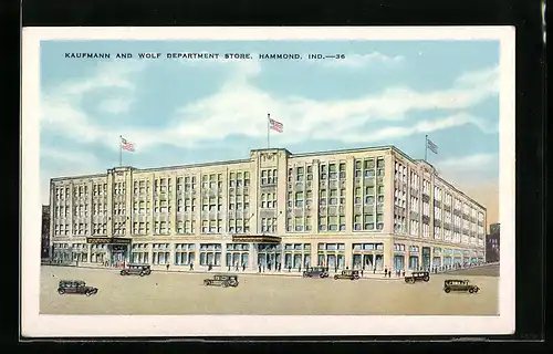 AK Hammond, IN, Kaufmann and Wolf Department Store