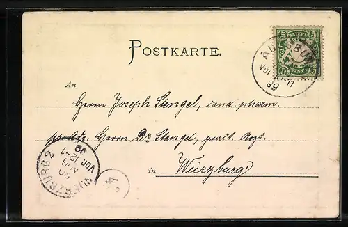 AK Augsburg, Rotes Thor und St. Ulrich