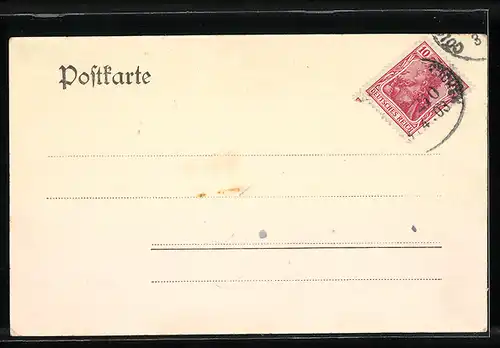 AK Saarburg, Totalansicht mit Brücke