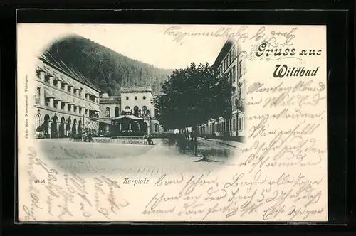 AK Wildbad /Württ., Der Kurplatz