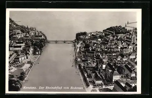 AK Konstanz, Der Rheinabfluss vom Bodensee