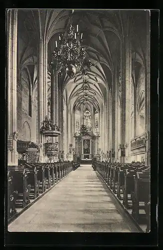 AK Görlitz, Inneres der Peterskirche