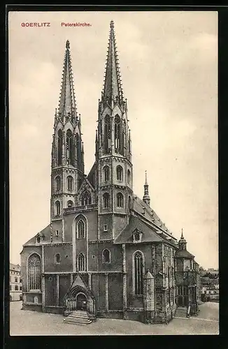 AK Goerlitz, Blick auf Peterskirche