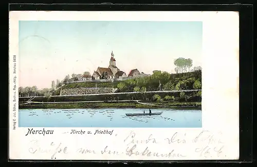 AK Nerchau, Kirche und Friedhof