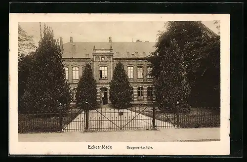 AK Eckernförde, Die Baugewerkschule