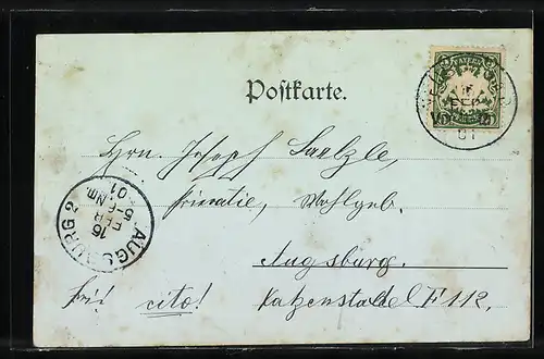 AK Neuburg, Totalansicht im Winter