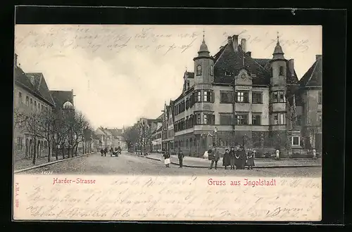 AK Ingolstadt, Blick in die Harder-Strasse