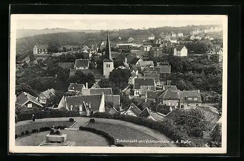 AK Volmarstein a. d. Ruhr, Totalansicht aus der Vogelschau