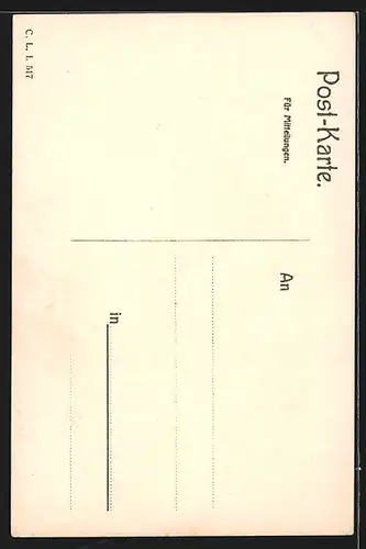 AK Eisacktal, Mann in italienischen Trachten