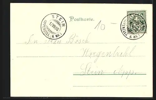 AK Zwerge im Wald mit Engelchen