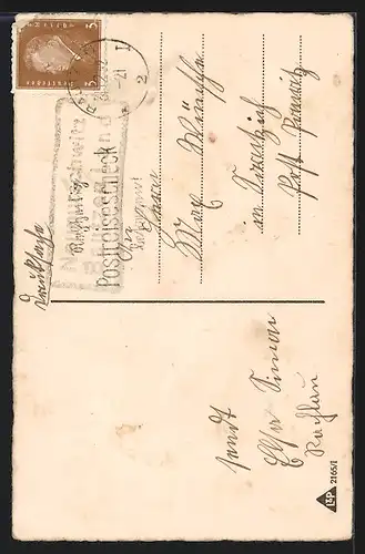 AK Zwerge läuten die Glocken zu Neujahr