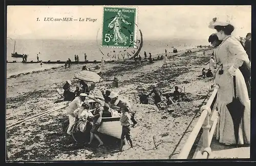 AK Luc-sur-Mer, La Plage