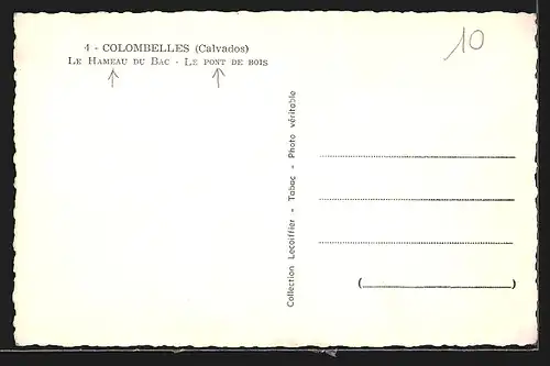 AK Colombelles, Le Hameau du Bac, Le Pont de Bois